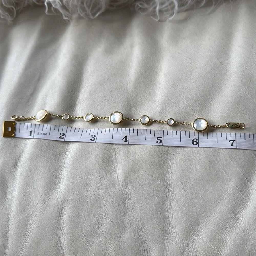 ❌SOLD❌Ippolita Mother of Pearl Station Bracelet - Picture 4 of 8